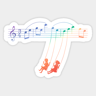 Music Swing Sticker